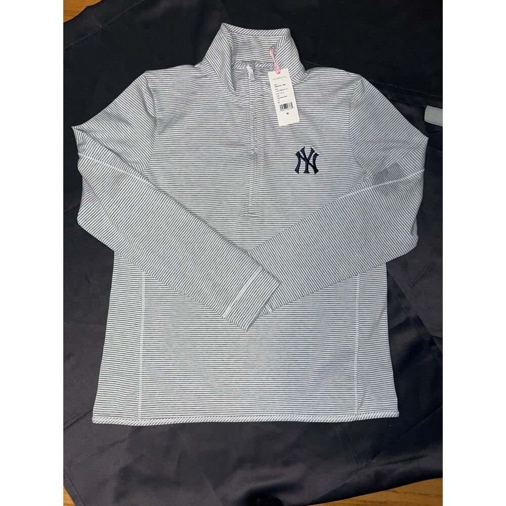 Vineyard Vines Women’s New York yankees qtr zip size medium